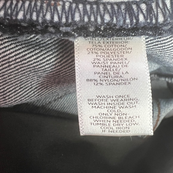 LOFT‎ Maternity Jeans Skinny Dark Wash Stretch Full Panel Size 4M Stretch - Picture 5 of 7